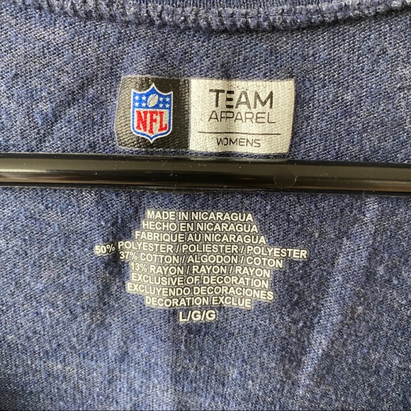 NFL Team Apparel Vintage San Diego Chargers V Neck Tee L - Picture 4 of 4